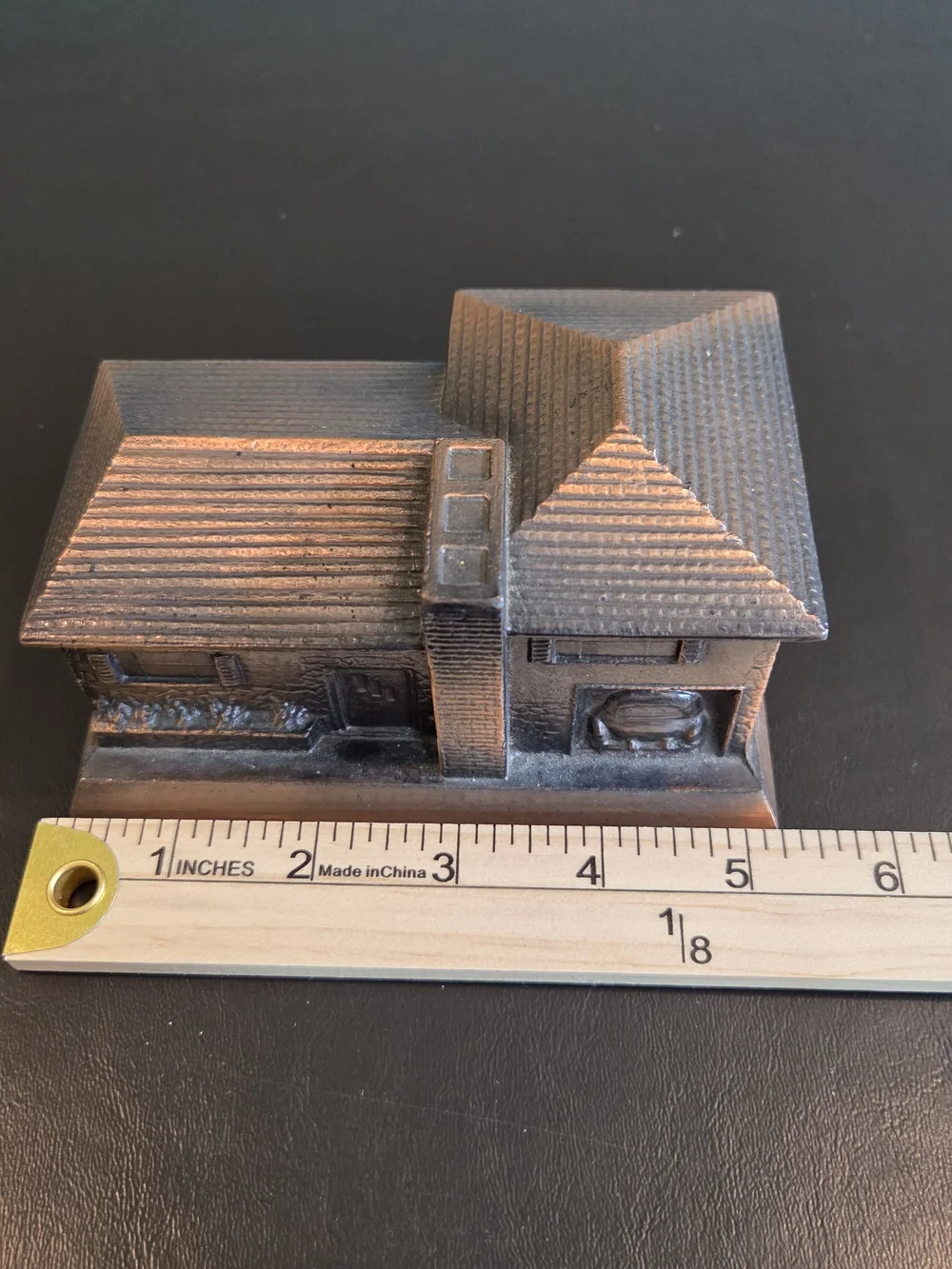 Vintage Banthrico Chicago House Coin Bank Hobart Federal Savings Promotion